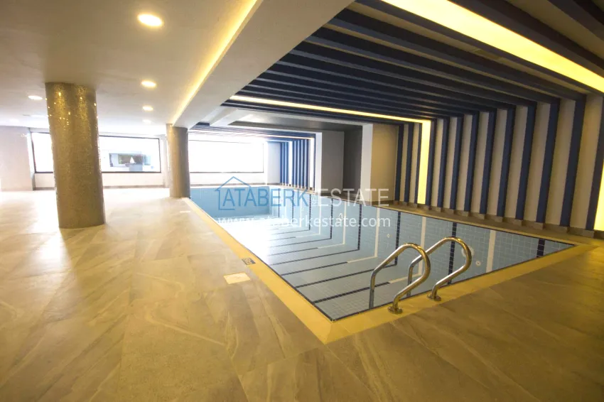 Turnkey apartment with sea view, first coastal apartment - Alanya, Mahmutlar district 14