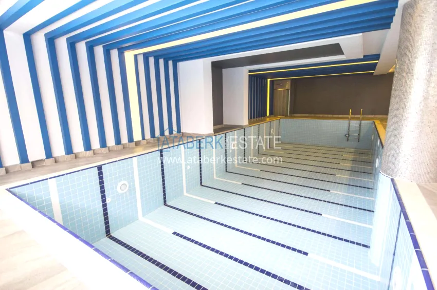 Turnkey apartment with sea view, first coastal apartment - Alanya, Mahmutlar district 15