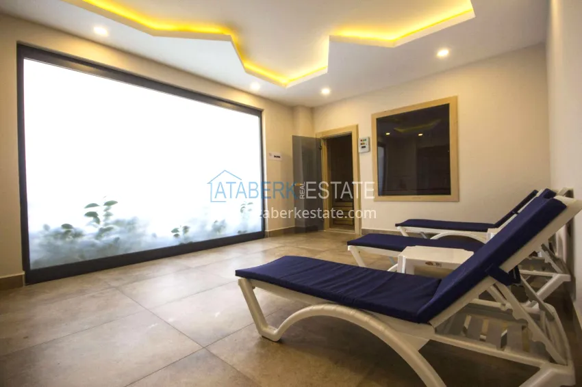 Turnkey apartment with sea view, first coastal apartment - Alanya, Mahmutlar district 16