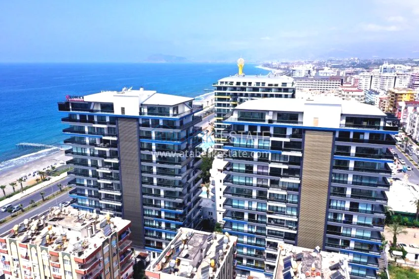 Turnkey apartment with sea view, first coastal apartment - Alanya, Mahmutlar district 2