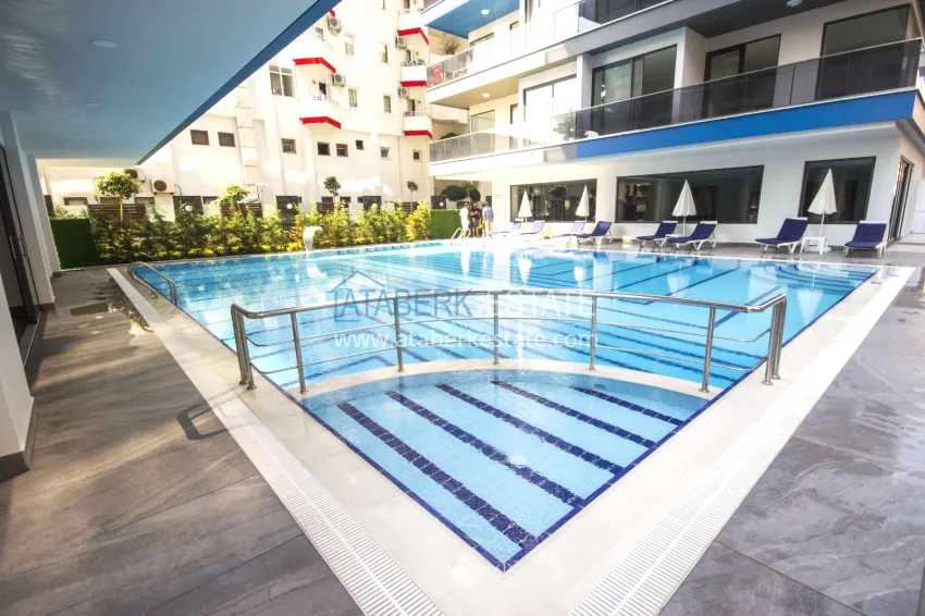 Turnkey apartment with sea view, first coastal apartment - Alanya, Mahmutlar district 3