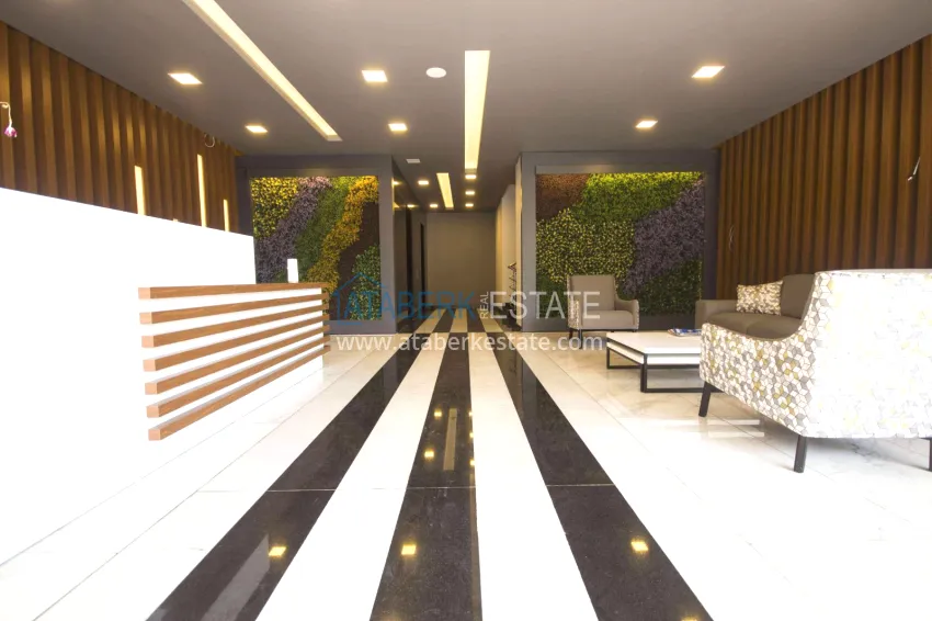 Turnkey apartment with sea view, first coastal apartment - Alanya, Mahmutlar district 12