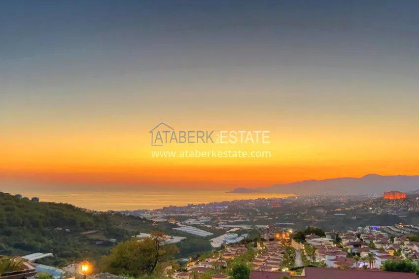 Citizenship property. Detached two-storey villa in Alanya, Kargicak district 12