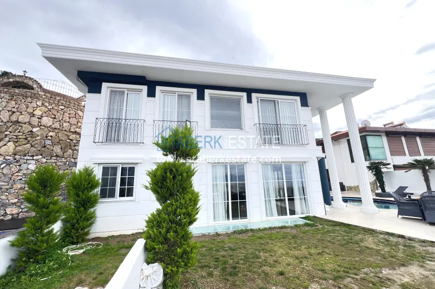 Citizenship property. Detached two-storey villa in Alanya, Kargicak district 13