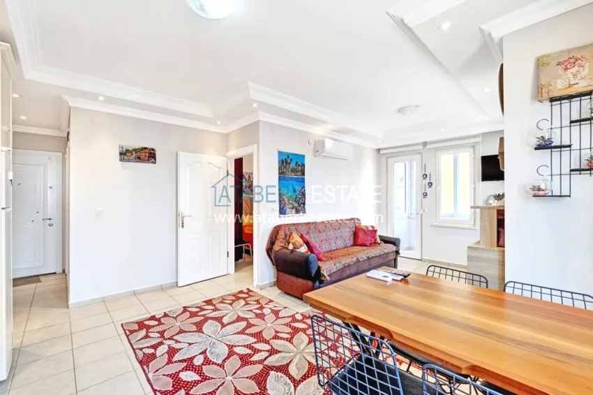 Purchase Turnkey one-bedroom apartment with a glazed balcony near Cleopatra Beach - Alanya Center 4