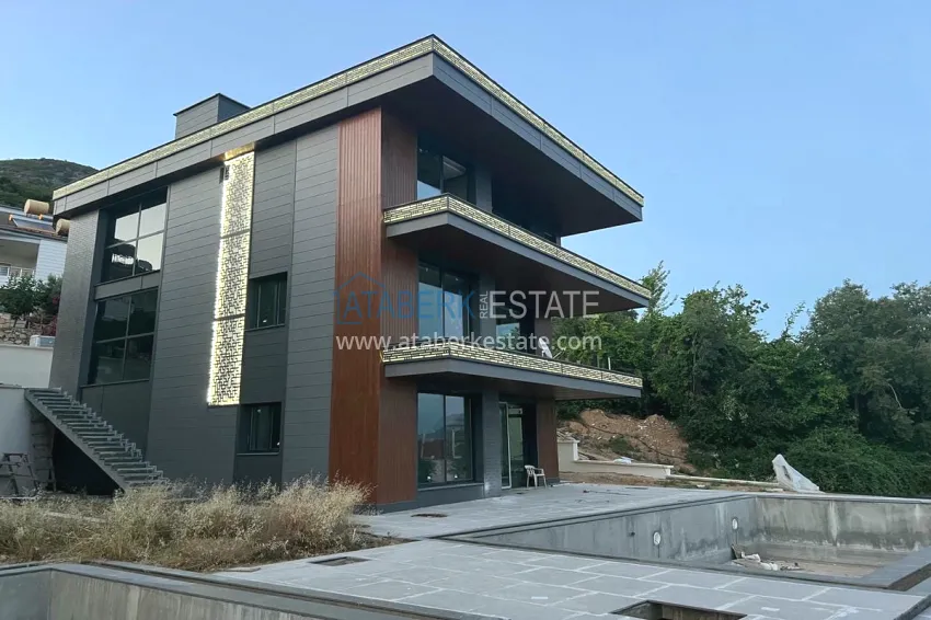 Stylish project at the final stage of construction in Alanya, Kestel district 1