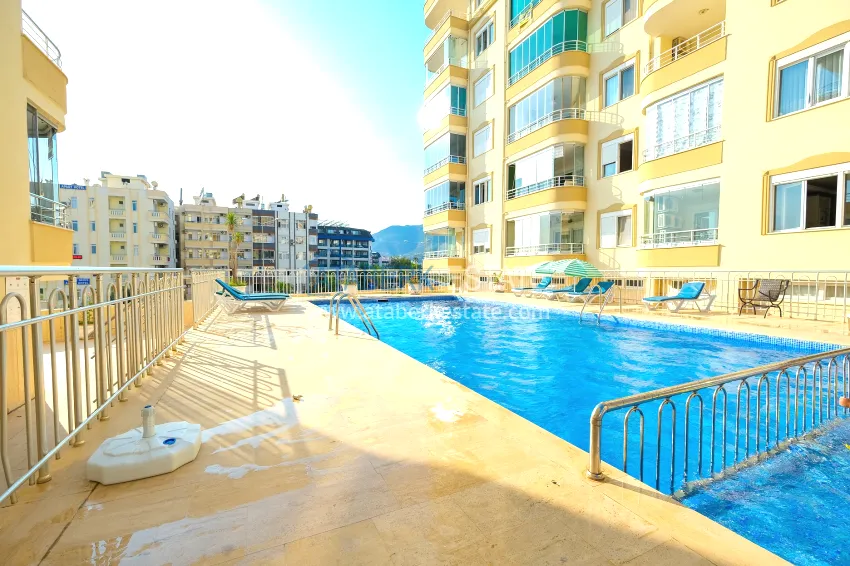 Two-bedroom apartment on the beachfront - Tosmur district, Alanya 13