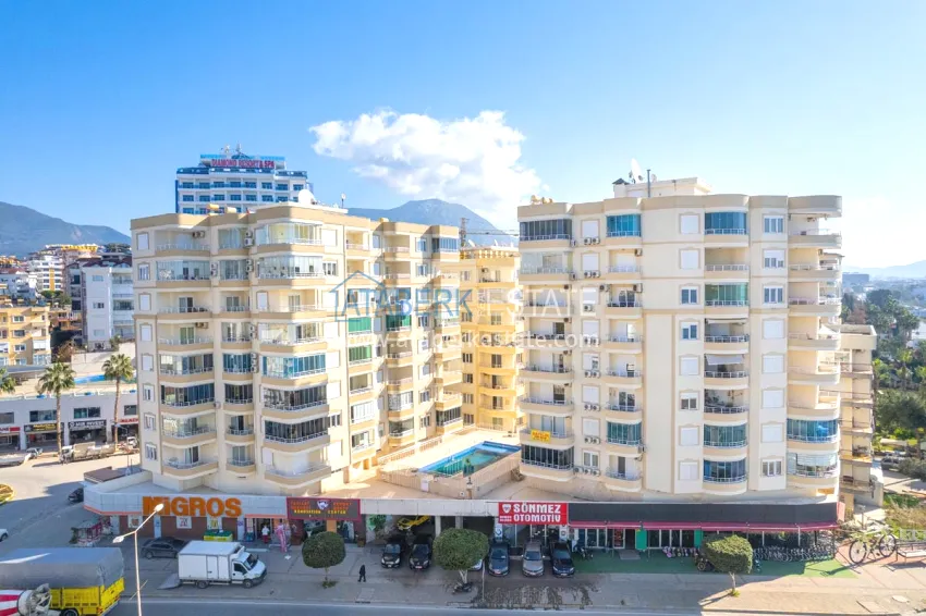 Two-bedroom apartment on the beachfront - Tosmur district, Alanya 10