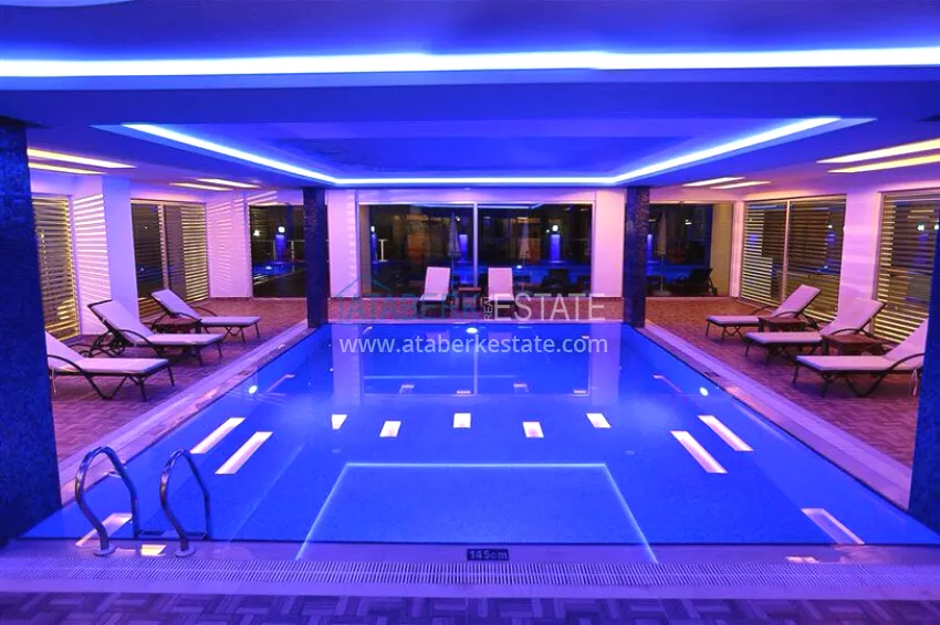 Real estate for a residence permit. Three-room apartment with furniture in Alanya, Tosmur district 11