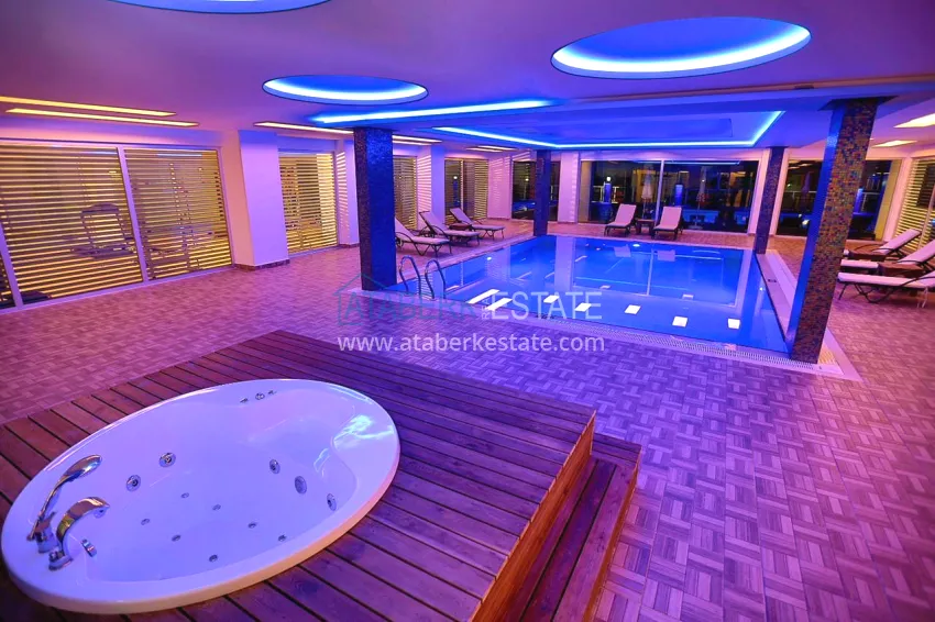 Real estate for a residence permit. Three-room apartment with furniture in Alanya, Tosmur district 12