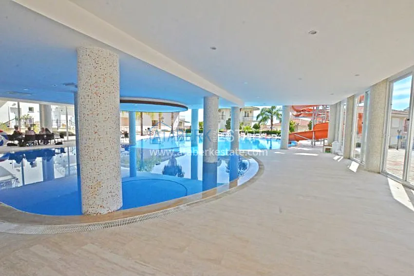 Three-room apartment with sea view, suitable for a residence permit - Cikcilli district, Alanya 13 