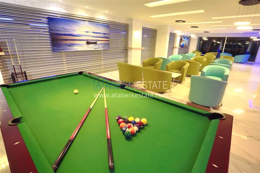 Real estate for a residence permit. Three-room apartment with furniture in Alanya, Tosmur district 15