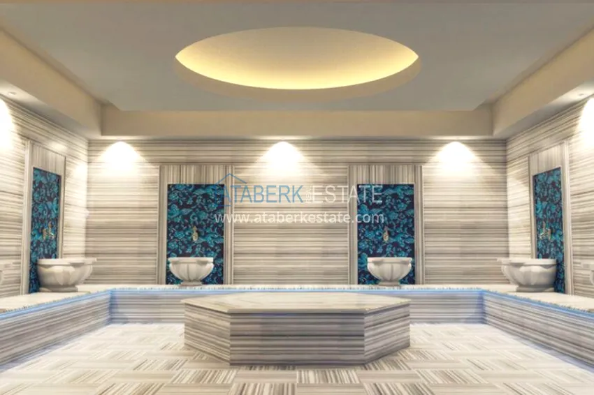 Real estate for a residence permit. Three-room apartment with furniture in Alanya, Tosmur district 16