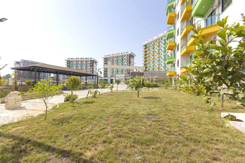 Finely finished one-bedroom apartment with sea view, Avsallar district — Alanya 14
