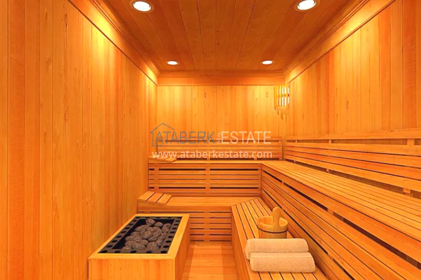 Real estate for a residence permit. Three-room apartment with furniture in Alanya, Tosmur district 17