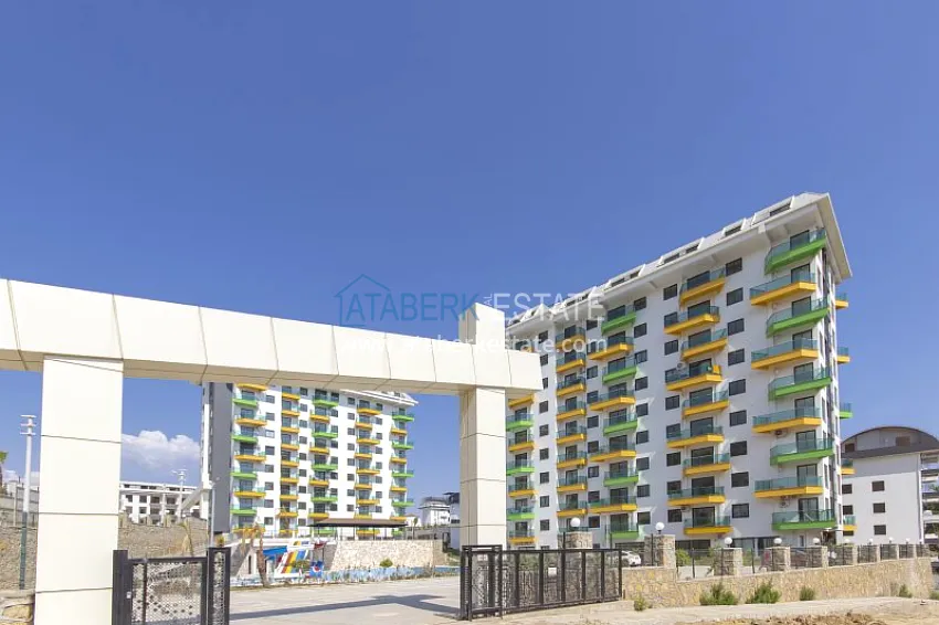Finely finished one-bedroom apartment with sea view, Avsallar district — Alanya 2
