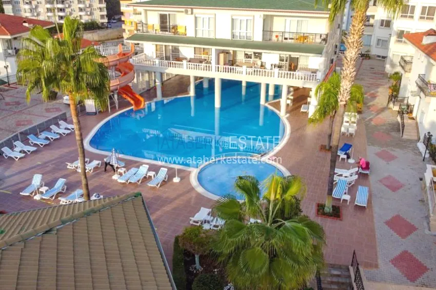 Three-room apartment with sea view, suitable for a residence permit - Cikcilli district, Alanya 2 