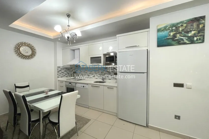 Purchase Real estate for a residence permit. Three-room apartment with furniture in Alanya, Tosmur district 4