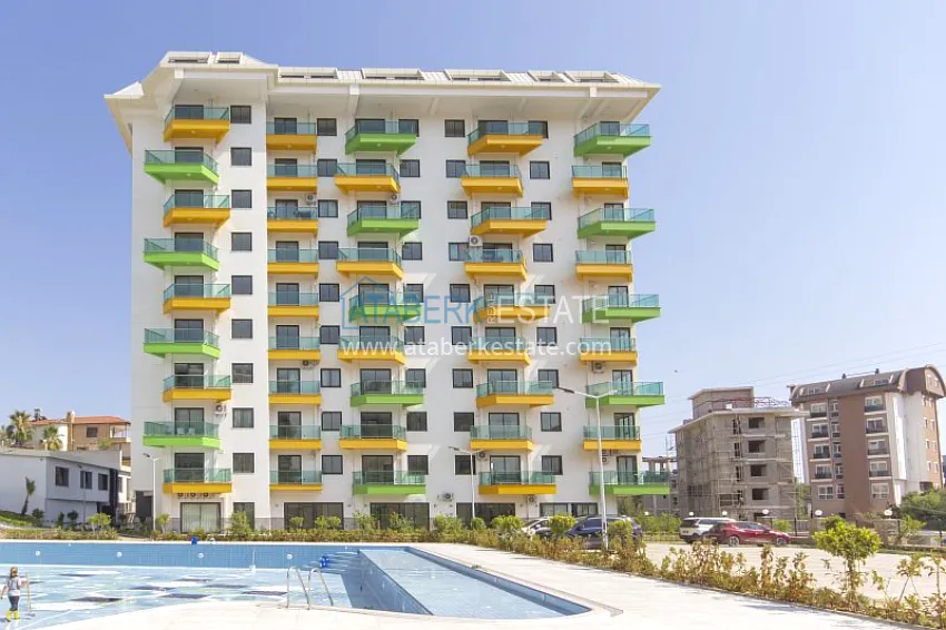 Finely finished one-bedroom apartment with sea view, Avsallar district — Alanya 6
