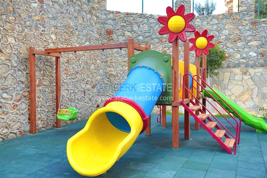 Real estate for a residence permit. Three-room apartment with furniture in Alanya, Tosmur district 7