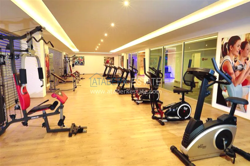 Real estate for a residence permit. Three-room apartment with furniture in Alanya, Tosmur district 8