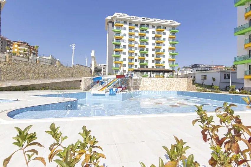 Finely finished one-bedroom apartment with sea view, Avsallar district — Alanya 8