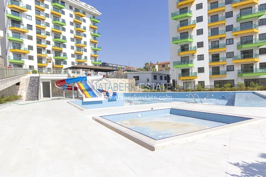 Finely finished one-bedroom apartment with sea view, Avsallar district — Alanya 9