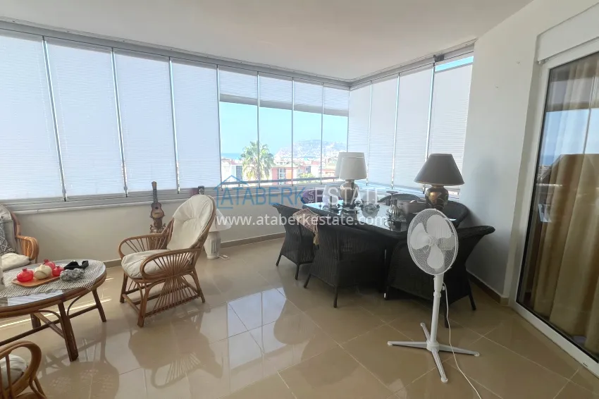 Purchase Three-room apartment with sea view, suitable for a residence permit - Cikcilli district, Alanya 9 