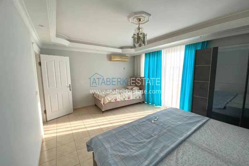 Purchase 4+1 duplex with separate kitchen and panoramic sea and mountain views - Mahmutlar district, Alanya 13