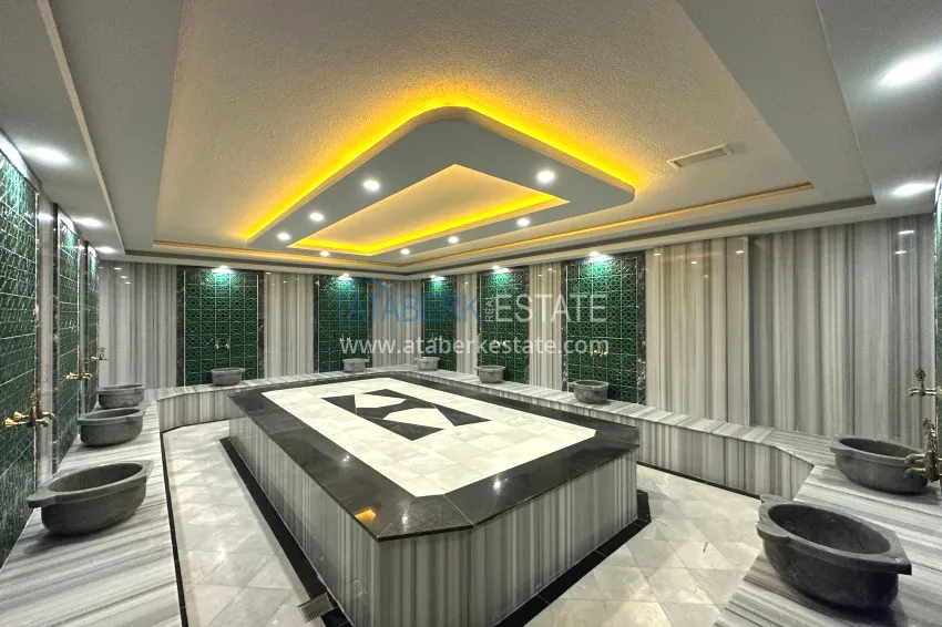 2+1 penthouse duplex with furniture from the owner in Alanya, Oba district 19