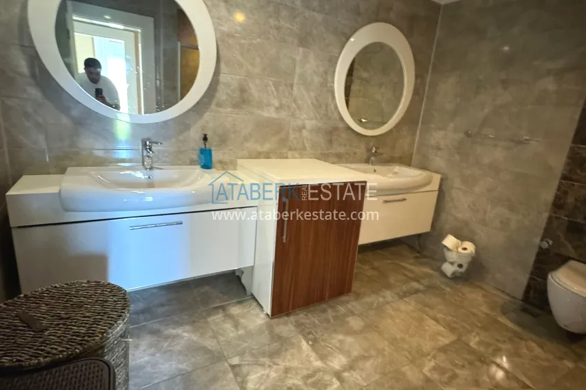 Purchase Two-storey villa in Kargicak, furnished, with private garage and swimming pool 22