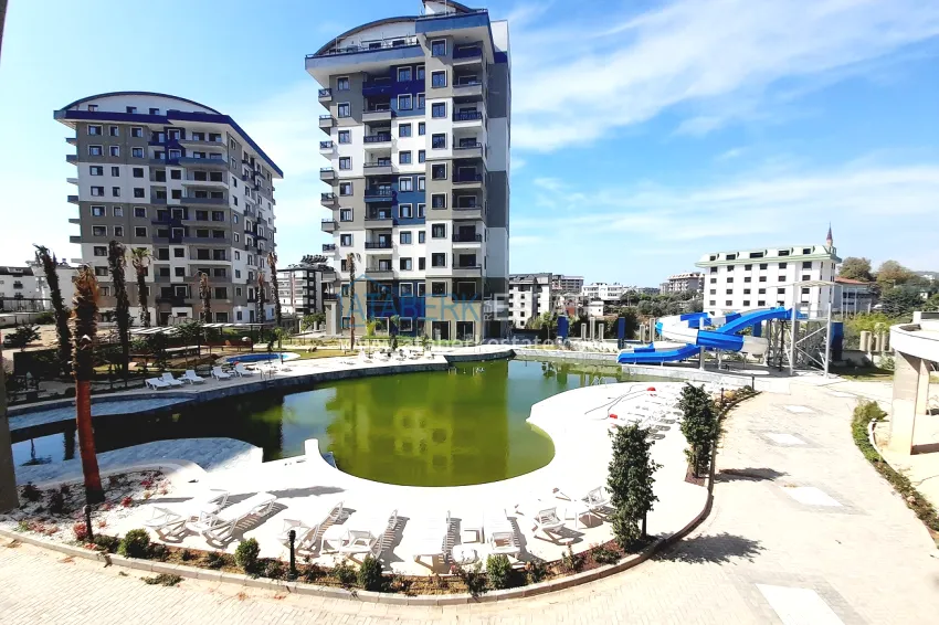 1+1 apartment under construction, from an investor in the Avsallar hotel-type complex — Alanya 1