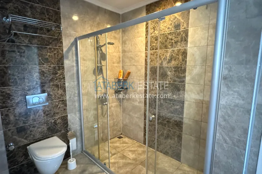 Purchase Two-storey villa in Kargicak, furnished, with private garage and swimming pool 23