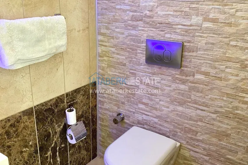 Purchase Two-storey villa in Kargicak, furnished, with private garage and swimming pool 25