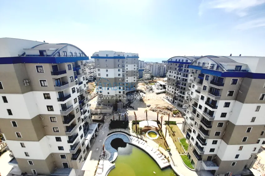 1+1 apartment under construction, from an investor in the Avsallar hotel-type complex — Alanya 3