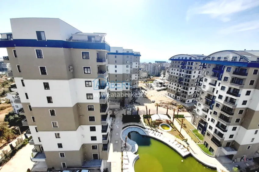 1+1 apartment under construction, from an investor in the Avsallar hotel-type complex — Alanya 4