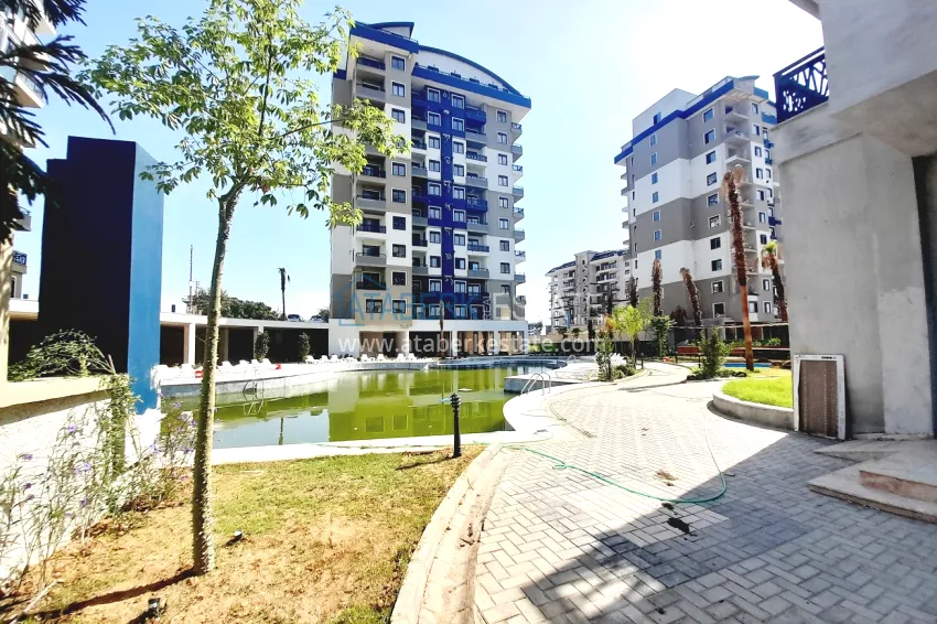 1+1 apartment under construction, from an investor in the Avsallar hotel-type complex — Alanya 7