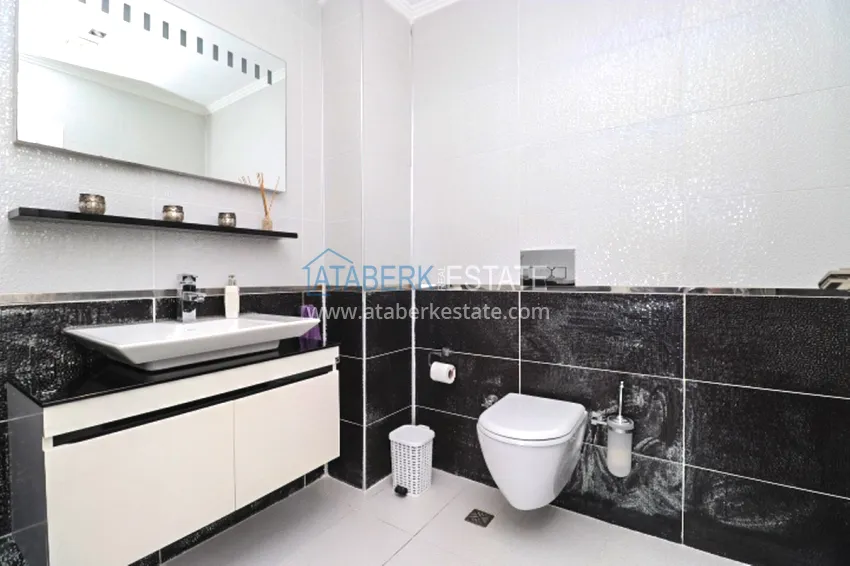 Purchase Luxury villa with panoramic views of the sea and the castle in Alanya — Kucukhasbahce district 17