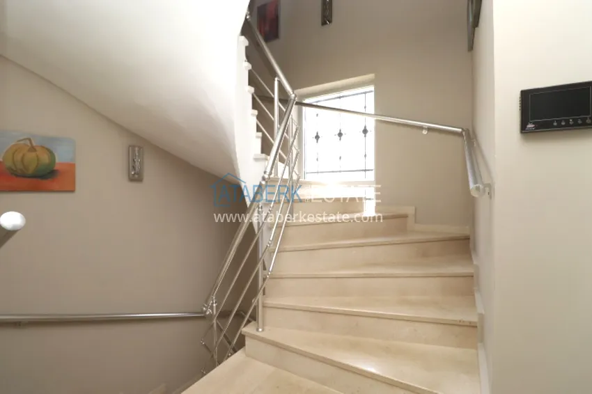 Purchase Luxury villa with panoramic views of the sea and the castle in Alanya — Kucukhasbahce district 26