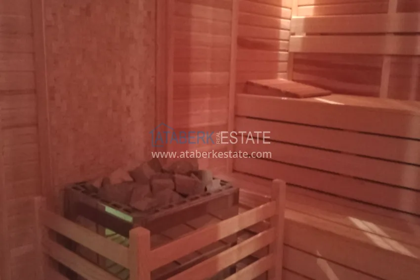 An apartment with a separate kitchen, a dressing room and a glazed balcony in Antalya, Kepez 16
