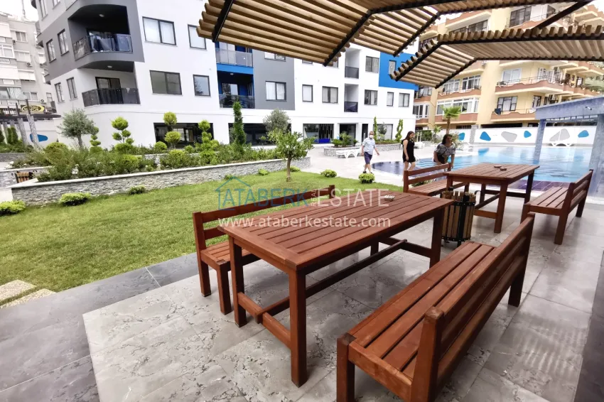 Turnkey three-room apartment in the center of Alanya, just 5 minutes from Cleopatra Beach 10 