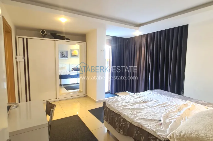 Purchase Furnished 2+1 apartment in a prestigious residential complex, Cikcilli district — Alanya 10