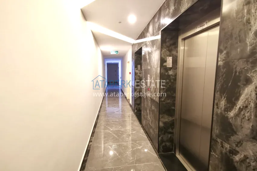 Turnkey three-room apartment in the center of Alanya, just 5 minutes from Cleopatra Beach 13 