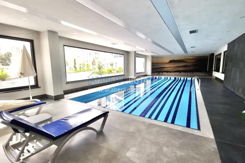 Turnkey three-room apartment in the center of Alanya, just 5 minutes from Cleopatra Beach 14 