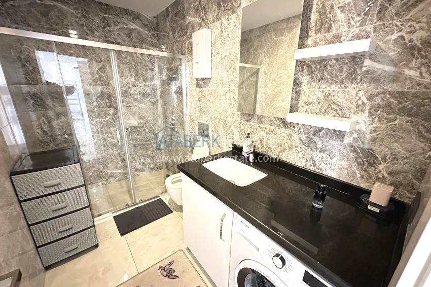 Purchase Turnkey three-room apartment in the center of Alanya, just 5 minutes from Cleopatra Beach 15 