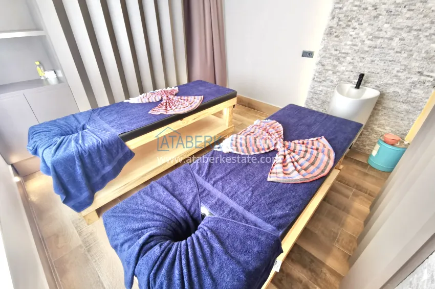 Turnkey three-room apartment in the center of Alanya, just 5 minutes from Cleopatra Beach 19 