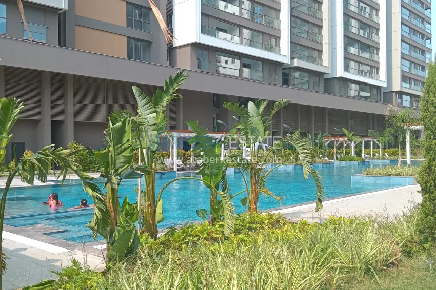 An apartment with a separate kitchen, a dressing room and a glazed balcony in Antalya, Kepez 2