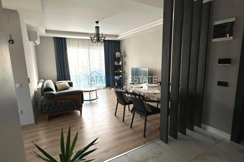 Linear four-room apartment with furniture in Teje district, Mersin 1
