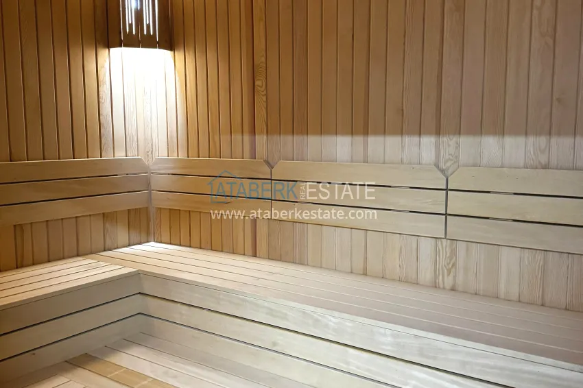 One bedroom apartment with new furniture, separate kitchen and 2 balconies in Mersin, Tomyuk 26