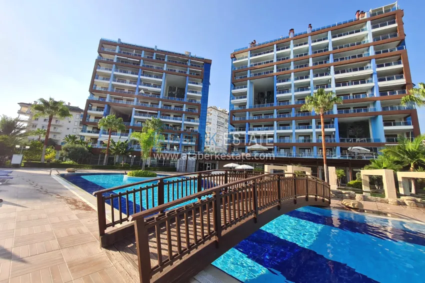 Furnished 2+1 apartment in a prestigious residential complex, Cikcilli district — Alanya 5